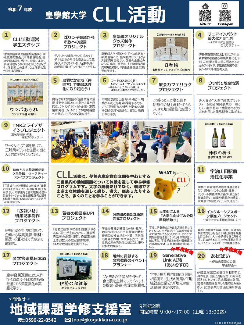 CLL活動一覧