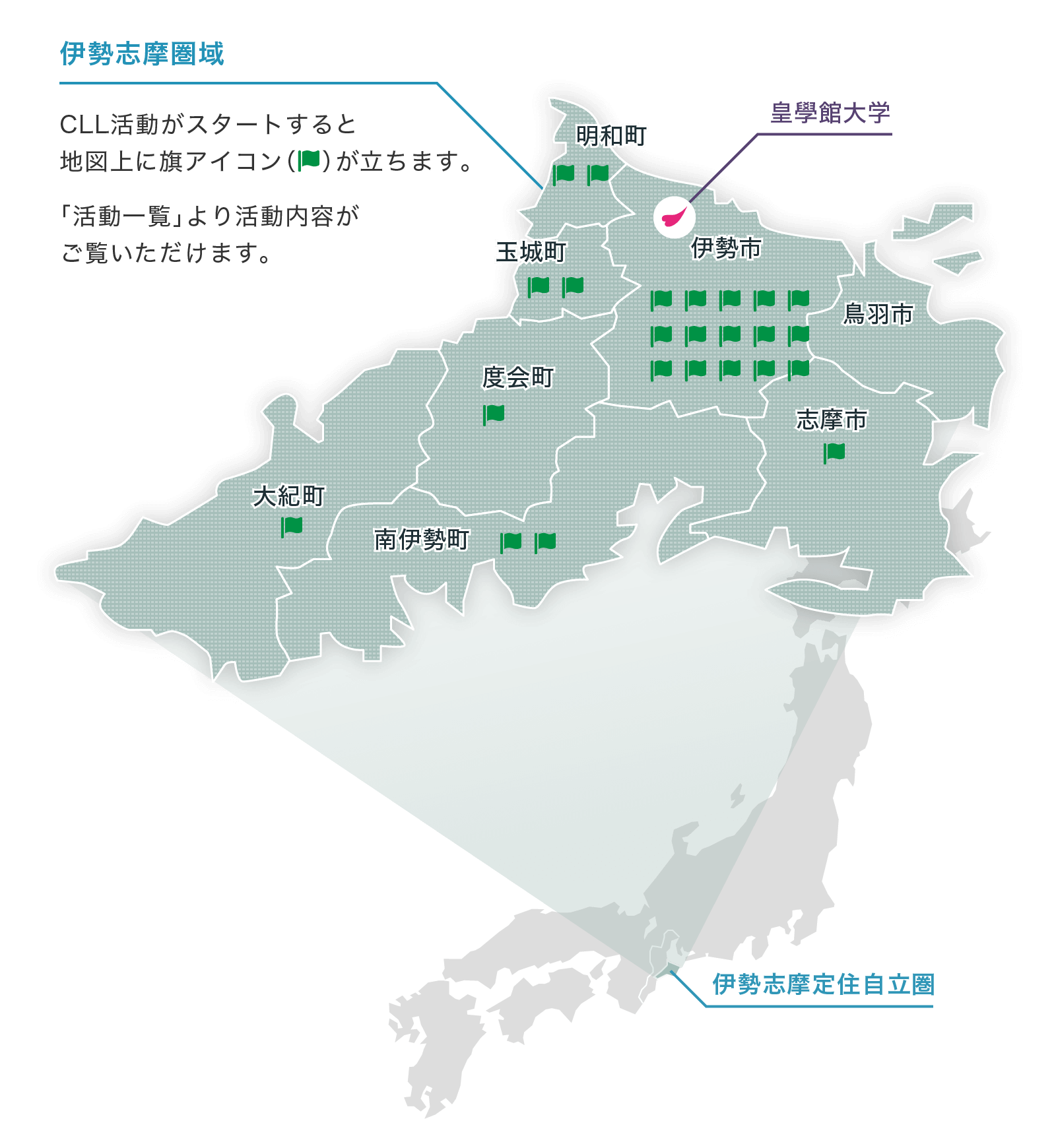 平成30年度CLL活動MAP